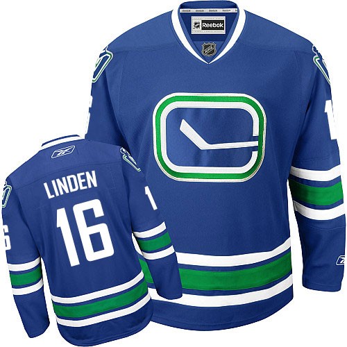 Youth Reebok Vancouver Canucks 16 Trevor Linden Royal Blue New Third Jersey - Authentic Youth Reebok Vancouver Canucks 16 Trevor Linden Royal Blue New Third Jersey - Authentic