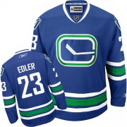 Men's Reebok Vancouver Canucks 23 Alexander Edler Royal Blue New Third Jersey - Premier
