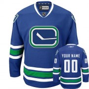 Reebok Vancouver Canucks Men's Customized Authentic Royal Blue Third Jersey
