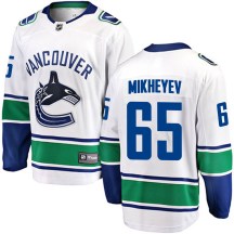 Men's Fanatics Branded Vancouver Canucks Ilya Mikheyev White Away Jersey - Breakaway