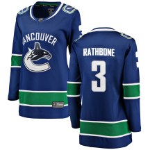 Women's Fanatics Branded Vancouver Canucks Jack Rathbone Blue Home Jersey - Breakaway