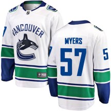 Youth Fanatics Branded Vancouver Canucks Tyler Myers White Away Jersey - Breakaway
