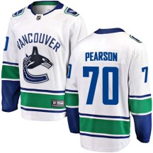 Youth Fanatics Branded Vancouver Canucks Tanner Pearson White Away Jersey - Breakaway