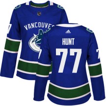 Women's Adidas Vancouver Canucks Brad Hunt Blue Home Jersey - Authentic