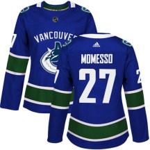 Women's Adidas Vancouver Canucks Sergio Momesso Blue Home Jersey - Authentic