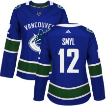 Women's Adidas Vancouver Canucks Stan Smyl Blue Home Jersey - Authentic