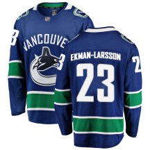 Men's Fanatics Branded Vancouver Canucks Oliver Ekman-Larsson Blue Home Jersey - Breakaway