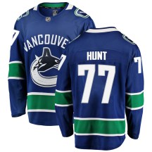 Men's Fanatics Branded Vancouver Canucks Brad Hunt Blue Home Jersey - Breakaway