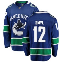 Men's Fanatics Branded Vancouver Canucks Stan Smyl Blue Home Jersey - Breakaway
