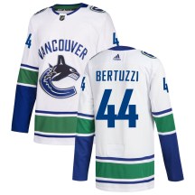 Men's Adidas Vancouver Canucks Todd Bertuzzi White zied Away Jersey - Authentic