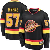 Men's Fanatics Branded Vancouver Canucks Tyler Myers Black Breakaway 2019/20 Flying Skate Jersey - Premier