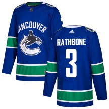 Youth Adidas Vancouver Canucks Jack Rathbone Blue Home Jersey - Authentic