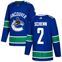 Youth Adidas Vancouver Canucks Luke Schenn Blue Home Jersey - Authentic
