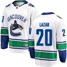 Men's Fanatics Branded Vancouver Canucks Curtis Lazar White Away Jersey - Breakaway
