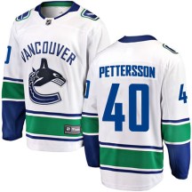 Men's Fanatics Branded Vancouver Canucks Elias Pettersson White Away Jersey - Breakaway