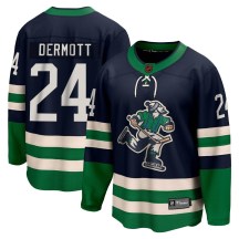 Men's Fanatics Branded Vancouver Canucks Travis Dermott Navy Special Edition 2.0 Jersey - Breakaway