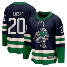 Men's Fanatics Branded Vancouver Canucks Curtis Lazar Navy Special Edition 2.0 Jersey - Breakaway