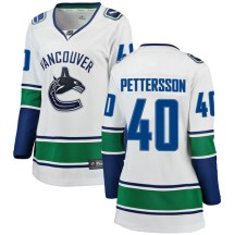 Women's Fanatics Branded Vancouver Canucks Elias Pettersson White Away Jersey - Breakaway