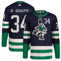 Men's Adidas Vancouver Canucks Phillip Di Giuseppe Navy Reverse Retro 2.0 Jersey - Authentic