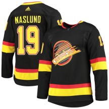 Youth Adidas Vancouver Canucks Markus Naslund Black Alternate Primegreen Pro Jersey - Authentic