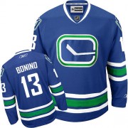 Men's Reebok Vancouver Canucks 13 Nick Bonino Royal Blue New Third Jersey - Authentic