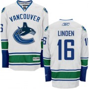 Youth Reebok Vancouver Canucks 16 Trevor Linden White Away Jersey - Authentic