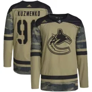 Men's Adidas Vancouver Canucks Andrei Kuzmenko Camo Military Appreciation Practice Jersey - Authentic