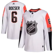 Men's Adidas Vancouver Canucks Brock Boeser White 2018 All-Star Pacific Division Jersey - Authentic