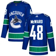 Men's Adidas Vancouver Canucks Cole McWard Blue Home Jersey - Authentic