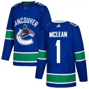 Men's Adidas Vancouver Canucks Kirk Mclean Blue Home Jersey - Authentic