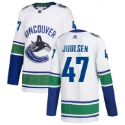 Men's Adidas Vancouver Canucks Noah Juulsen White zied Away Jersey - Authentic