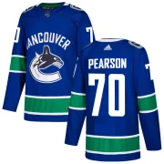Men's Adidas Vancouver Canucks Tanner Pearson Blue Home Jersey - Authentic