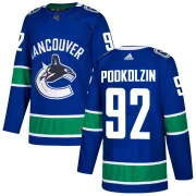 Men's Adidas Vancouver Canucks Vasily Podkolzin Blue Home Jersey - Authentic