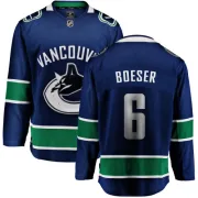 Men's Fanatics Branded Vancouver Canucks Brock Boeser Blue Home Jersey - Breakaway
