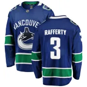 Men's Fanatics Branded Vancouver Canucks Brogan Rafferty Blue Home Jersey - Breakaway