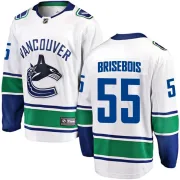 Men's Fanatics Branded Vancouver Canucks Guillaume Brisebois White Away Jersey - Breakaway