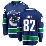 Men's Fanatics Branded Vancouver Canucks Ian Cole Blue Home Jersey - Breakaway