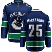 Men's Fanatics Branded Vancouver Canucks Jacob Markstrom Blue Home Jersey - Breakaway
