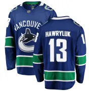 Men's Fanatics Branded Vancouver Canucks Jayce Hawryluk Blue Home Jersey - Breakaway