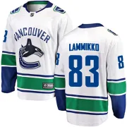 Men's Fanatics Branded Vancouver Canucks Juho Lammikko White Away Jersey - Breakaway
