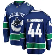 Men's Fanatics Branded Vancouver Canucks Kyle Burroughs Blue Home Jersey - Breakaway