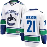 Men's Fanatics Branded Vancouver Canucks Loui Eriksson White Away Jersey - Breakaway