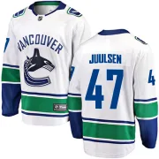 Men's Fanatics Branded Vancouver Canucks Noah Juulsen White Away Jersey - Breakaway