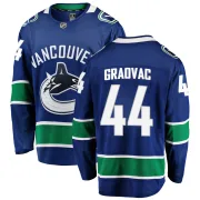 Men's Fanatics Branded Vancouver Canucks Tyler Graovac Blue Home Jersey - Breakaway