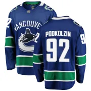 Men's Fanatics Branded Vancouver Canucks Vasily Podkolzin Blue Home Jersey - Breakaway