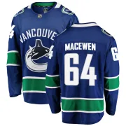 Men's Fanatics Branded Vancouver Canucks Zack MacEwen Blue Home Jersey - Breakaway