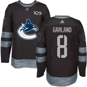 Men's Vancouver Canucks Conor Garland Black 1917-2017 100th Anniversary Jersey - Authentic