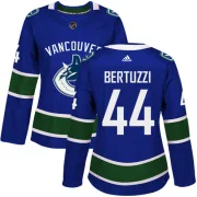 Women's Adidas Vancouver Canucks Todd Bertuzzi Blue Home Jersey - Authentic