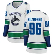 Women's Fanatics Branded Vancouver Canucks Andrei Kuzmenko White Away Jersey - Breakaway