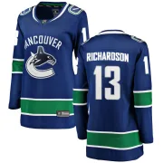 Women's Fanatics Branded Vancouver Canucks Brad Richardson Blue Home Jersey - Breakaway